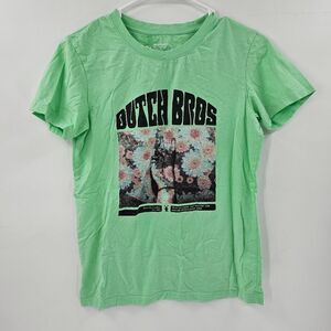 Dutch bros coffee tshirt tee small green womens mens merchandise